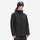 Men's 2-layer snowboard jacket and pants - black jacket with black pants, for resort and backcountry days