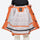 Men's waterproof 2L snow jacket and pants series - orange jacket, for resort and backcountry days