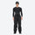 Men's 2-layer snowboard jacket and pants - black base layer top with black pants, for skiing and snowboarding