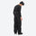 Men's 2-layer snowboard jacket and pants - black base layer top with black pants, for cold-weather winter sports