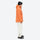 Men's waterproof 2L snow jacket and pants series - orange jacket with white pants, 2-layer waterproof breathable shell