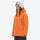 Unisex 2-layer snowboard jacket and pants - orange jacket, for powder days and winter commute