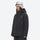 Unisex 2-layer snowboard jacket and pants - black jacket with black pants, for resort and street wear