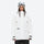 Women's 2-layer insulated ski suit - white jacket with black pants, for resort and cross-country days