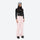 Women's waterproof 2L ski jacket and pants set - light pink snow pants, on-model front view, for skiing and snowboarding