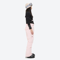 
                  
                    Women's breathable snow jacket with suspender pants - light pink snow pants, for resort and cross-country days
                  
                
