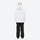 Women's waterproof 2L ski jacket and pants set - white jacket with black pants, 2-layer waterproof breathable shell