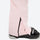 Women's 2-layer insulated ski suit - light pink snow pants, for cold-weather winter sports