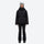 Women's 3-layer breathable ski suit - black jacket with black pants, for cold-weather winter sports