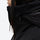Women's waterproof 3L ski jacket and pants set - black, collar and hood close-up detail, for skiing and snowboarding
