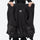 Women's waterproof 3L ski jacket and pants set - black, interior lining open flat detail, for snowy mountain travel