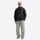 Breathable 2-way wear shell with laser-cut back pocket - black detachable jacket, for resort and street wear