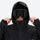 Unisex snowboard jacket and pants with snow gaiters - black, for powder days and winter commute