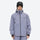 Men's waterproof 2L snow jacket and pants series - lavender gray jacket, on-model front view, for resort and street wear