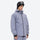 Men's minimalist breathable ski jacket set - lavender gray jacket, for powder days and winter commute