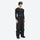 Men's waterproof 2L snow jacket and pants series - black snow pants with black base layer, for resort and street wear