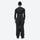 Men's 2-layer snowboard jacket and pants - black snow pants with black top, for cold-weather winter sports
