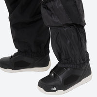 
                  
                    Breathable ski jacket with taped line details - black snow pants, for resort and street wear
                  
                
