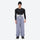 Men's 2-layer snowboard jacket and pants - lavender gray snow pants with black top, for powder days and winter commute