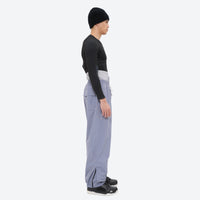 
                  
                    Men's minimalist breathable ski jacket set - lavender gray snow pants with black top, for skiing and snowboarding
                  
                