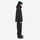 Men's minimalist breathable ski jacket set - black jacket with black pants, for powder days and winter commute