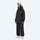 Breathable minimalist 2-layer ski jacket set - black jacket with black pants, for powder days and winter commute