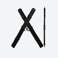 
                  
                    Ski tube bag with shoulder strap - black ski travel bag strap set, for travel and airport days
                  
                