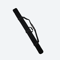 
                  
                    Lightweight waterproof ski travel bag - black ski travel bag, tube view with shoulder strap, for gear hauling trips
                  
                