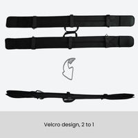 
                  
                    Waterproof ski carry bag with brake straps - black ski travel bag strap set, for snow sports weekends
                  
                
