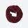 Merino wool neck gaiter in sixteen colors - maroon merino wool neckwarmer tube, front product view, for cycling and commuting