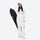Women's minimalist bib snowboard pants with gaiters - white bib snow pants, for powder and piste riding