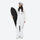 Women's breathable 3-layer suspender ski pants - white bib snow pants, for resort and backcountry days