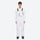 Men's waterproof 3L bib snow pants - white bib snow pants with white top, for resort and backcountry days