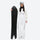 Women's waterproof 3L bib snow pants - white bib snow pants, for skiing and snowboarding