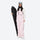 Women's waterproof 3L bib snow pants - pink bib snow pants, for cold-weather winter sports