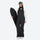 Women's breathable 3-layer suspender ski pants - black bib snow pants, for powder and piste riding