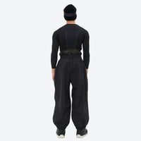 
                  
                    Men's waterproof 3L snow pants and jacket series - black snow pants with black top, for resort and street wear
                  
                