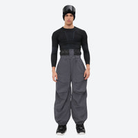 
                  
                    Men's waterproof 3L snow pants and jacket series - gray snow pants with black top, for powder days and winter commute
                  
                