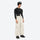 Men's 3-layer snowboard pants with jacket - white snow pants with black top, for skiing and snowboarding