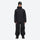 Men's waterproof 3L snow pants and jacket series - black jacket with black pants, for skiing and snowboarding