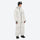 Men's breathable balloon snow pants set - white jacket with white pants, for powder days and winter commute
