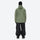 Men's waterproof 3L snow pants and jacket series - sage green jacket with black pants, for resort and street wear