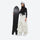 Women's 3-layer snowboard pants with jacket - white snow pants with black top, for skiing and snowboarding