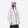 Women's breathable balloon snow pants set - white jacket, for powder days and winter commute