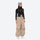 Women's waterproof 3L snow pants and jacket series - tan snow pants with black top, for powder days and winter commute
