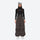 Women's breathable balloon snow pants set - coffee brown snow pants with black top, for cold-weather winter sports