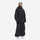 Women's 3-layer snowboard pants with jacket - black jacket with black pants, for powder days and winter commute