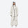 Women's breathable balloon snow pants set - white jacket with white pants, for cold-weather winter sports