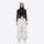 Women's waterproof 3L snow pants and jacket series - white snow pants with black top, for powder days and winter commute