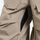 Men's 3-layer snowboard pants with jacket - tan snow pants, thigh zip vent close-up detail, for resort and street wear